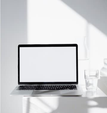 Laptop mockup content