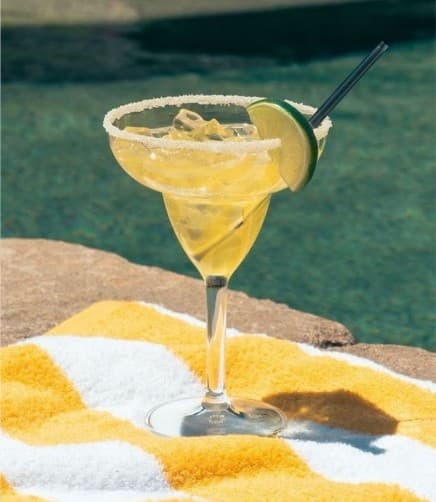 Styled cocktail content shoot
